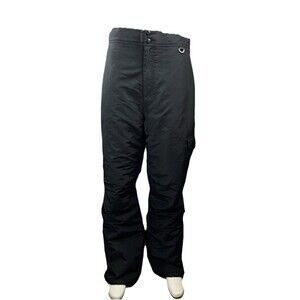 SLALOM Men L Black Ski Snowboard Pants Cold Weather Snowmobile Baggy Outer Layer
